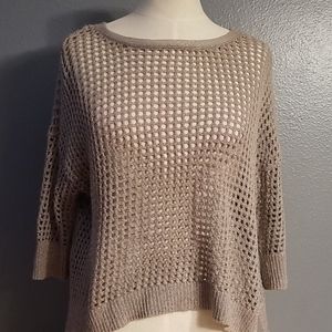 Express Crocheted glittery Top Women's size S/p¹